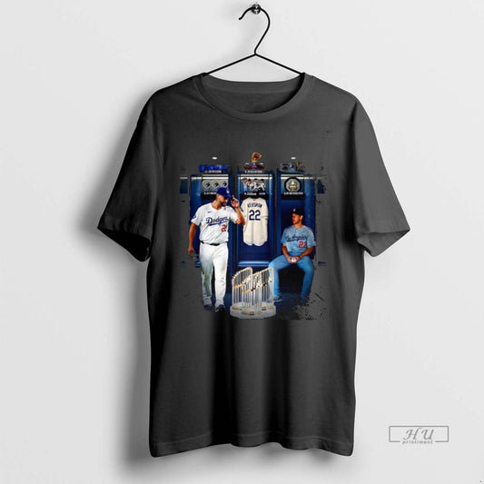 Officials Clayton Kershaw Locker Room Los Angeles Dodgers 2025 World Series Champion Premium