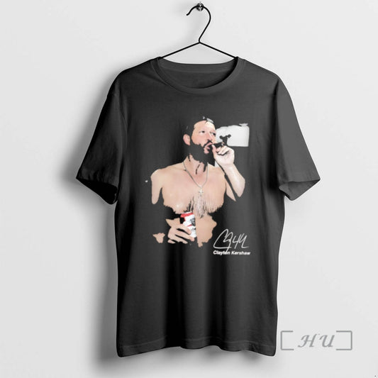 Officials Clayton Kershaw Smoking Los Angeles Dodgers Baseball Meme Premium T Shirt Sweater