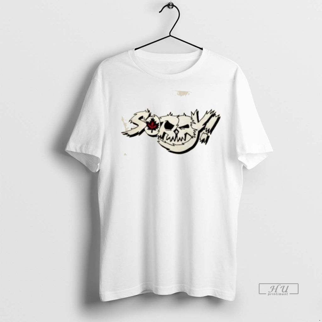 Officials Cocky Canuck D Man Dan Parker Sorry Logo Tee Shirt Sweater