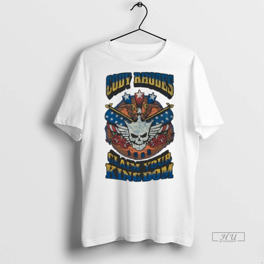 Officials Cody Rhodes Claim Your Kingdom Logo 1985 Graphic Tee Shirt Sweater