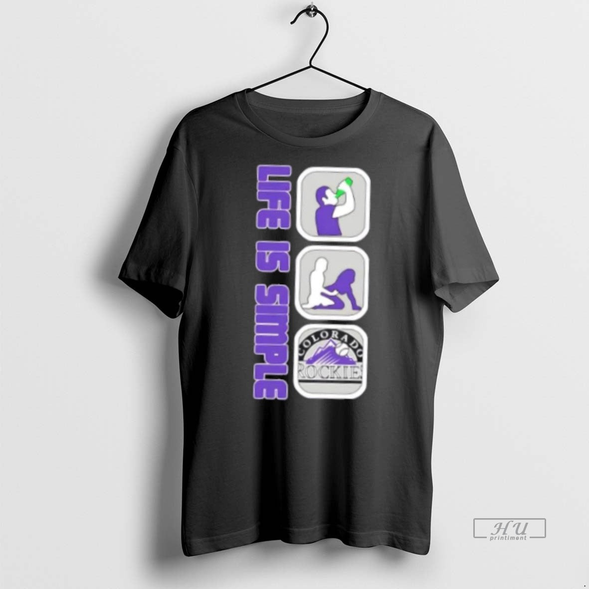 Officials Colorado Rockies Baseball Life Is Simple Tee Shirt Sweater
