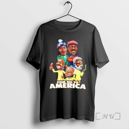 Officials Coming To America 1988 Caricature Vintage Premium T Shirt Sweater