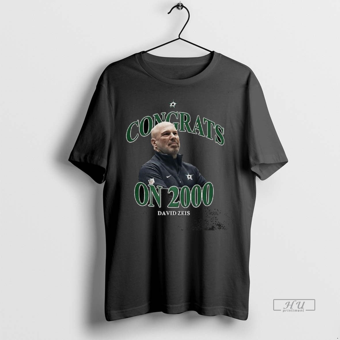 Officials Congrats On 2000 David Zeis Dallas Stars Nhl Premium Tee Shirt Sweater