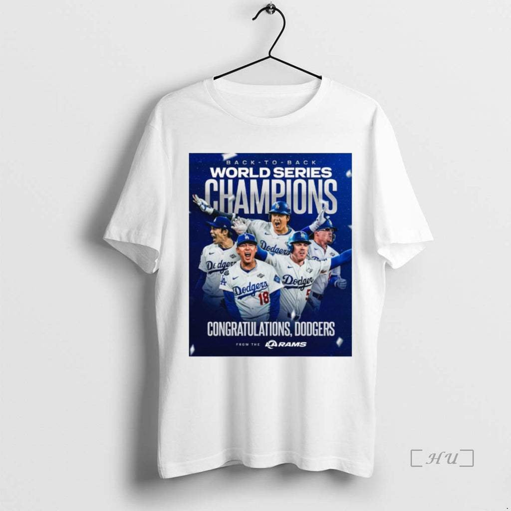 Officials Congratulations Los Angeles Dodgers Back To Back World Series Champions 2025 From The La