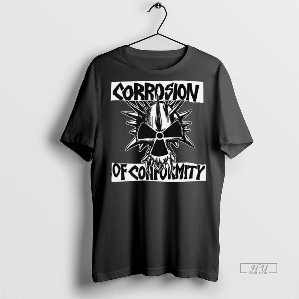 Officials Corrosion Of Conformity Skull Logo Long Sleve Premium Tee Shirt Sweater