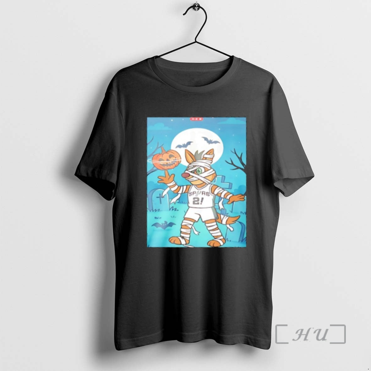 Officials Coyote Mummy San Antonio Spurs Mascot Halloween Premium T Shirt Sweater
