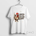 Officials Crazy Chicken Lady Funny Farm Animal Tee Shirt Sweater