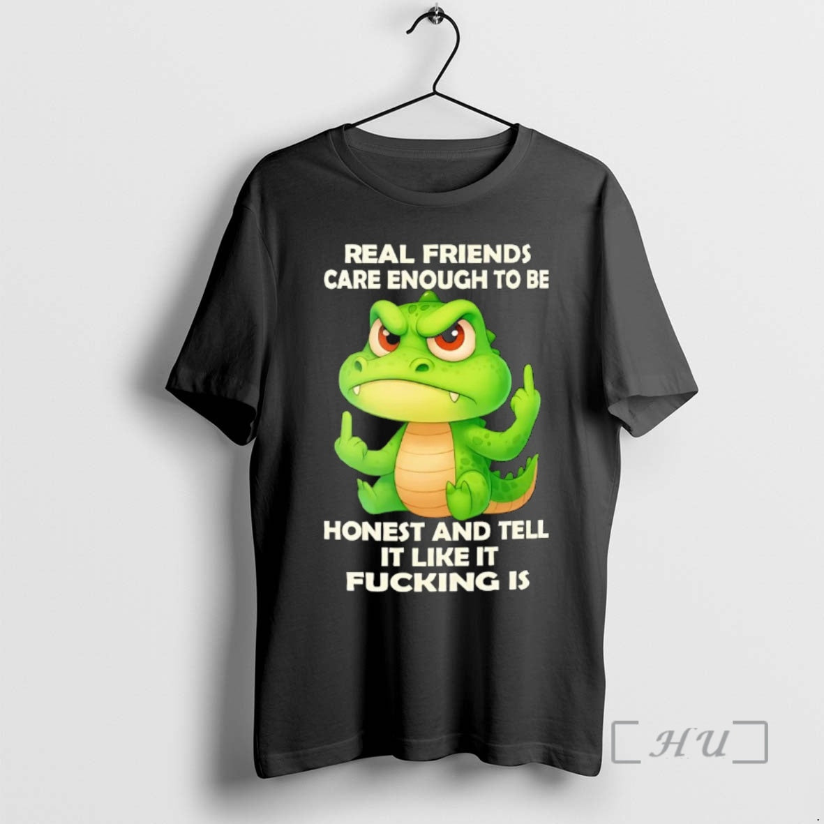 Officials Crocodile Real Friends Care Enough To Be Honest Premium T Shirt Sweater