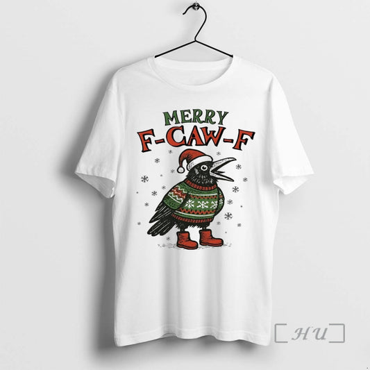 Officials Crow Merry F Caw F Christmas Premium T Shirt Sweater
