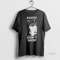 Officials Cute Cat Adopt Dont Shop Vintage Premium Tee Shirt Sweater