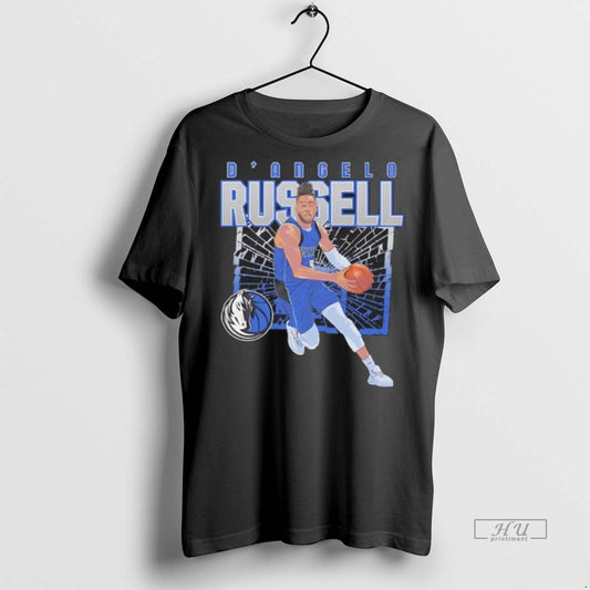 Officials Dangelo Russell Dallas Mavericks Basketball Player Shattered Premium Tee Shirt Sweater