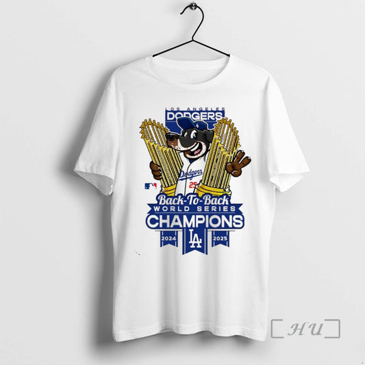 Officials Dachshund Congration Los Angeles Dodgers Back To Back World Series Champions 2025 Christmas Premium