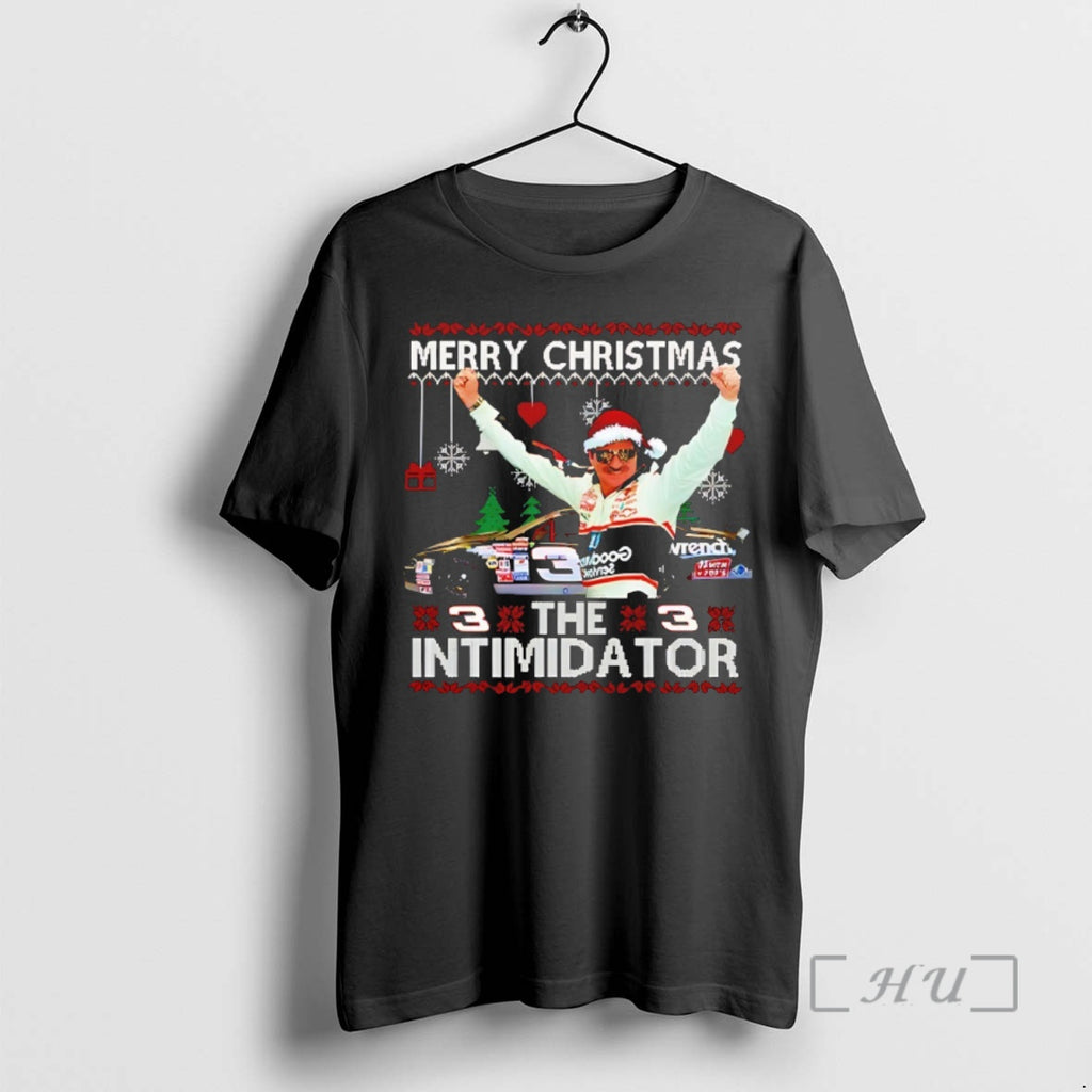 Officials Dale Earnhardt Merry Christmas The Intimidator Premium T Shirt Sweater