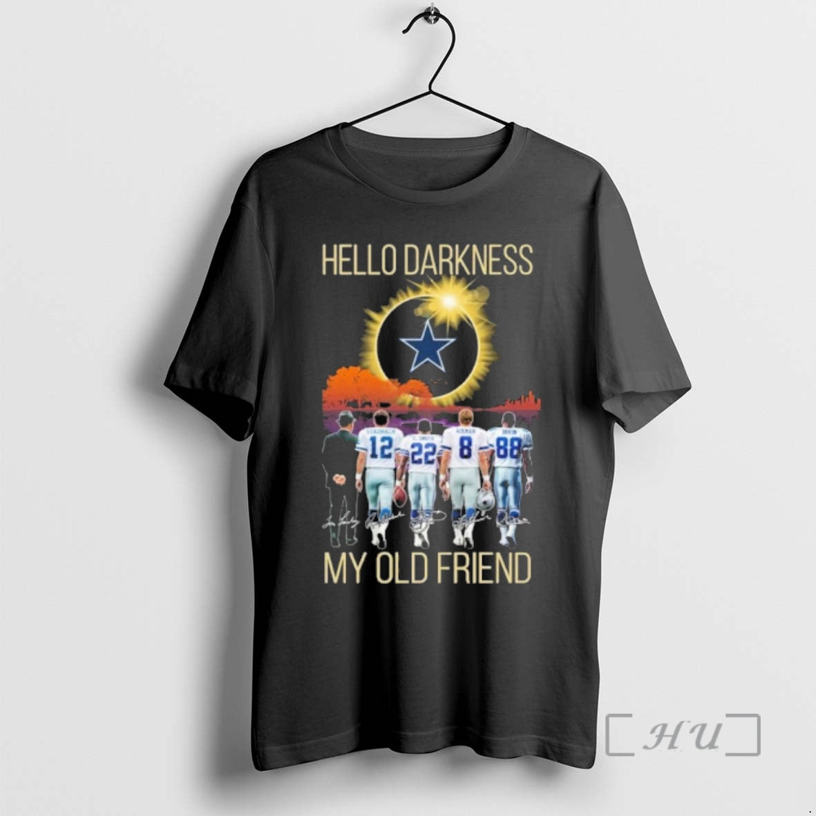 Officials Dallas Cowboys Hello Darkness My Old Friend Premium T Shirt Sweater