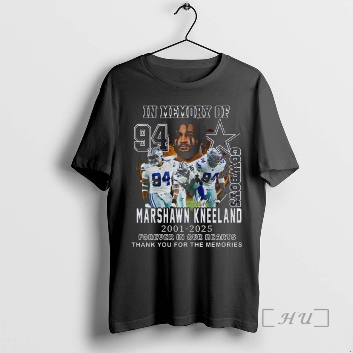 Officials Dallas Cowboys In Memory Of Marshawn Kneeland Memories 2001 2025 Premium T Shirts Sweater