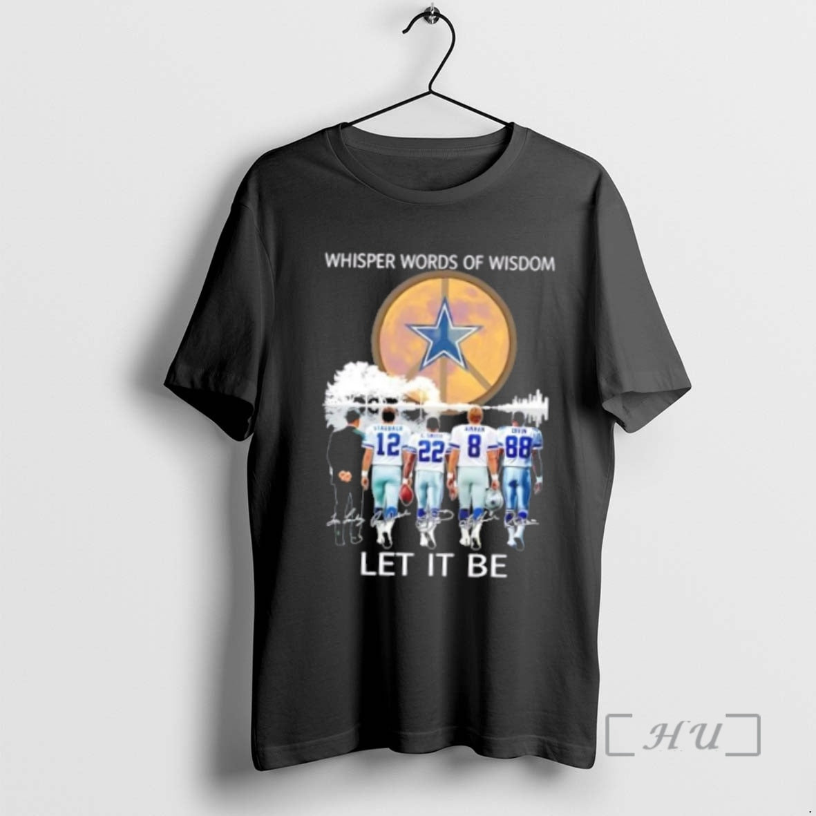 Officials Dallas Cowboys Staubach And Legends Whisper Words Of Wisdom Let It Be Signatures Premium