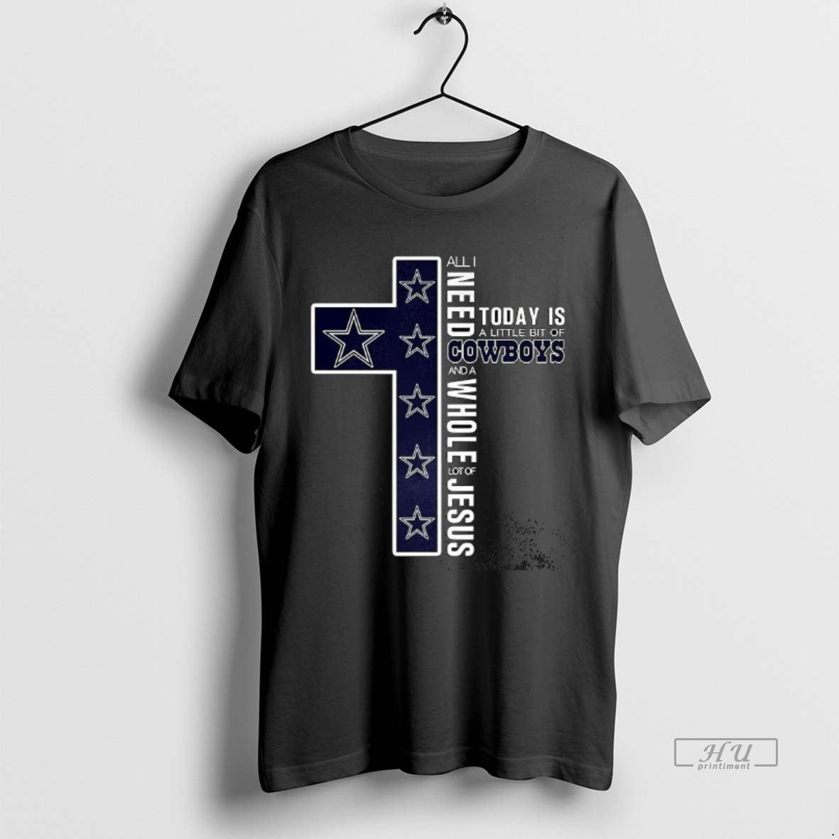 Officials Dallas Cowboys Football I Need A Lot Of Jesus Cross Christian Tee Shirt Sweater