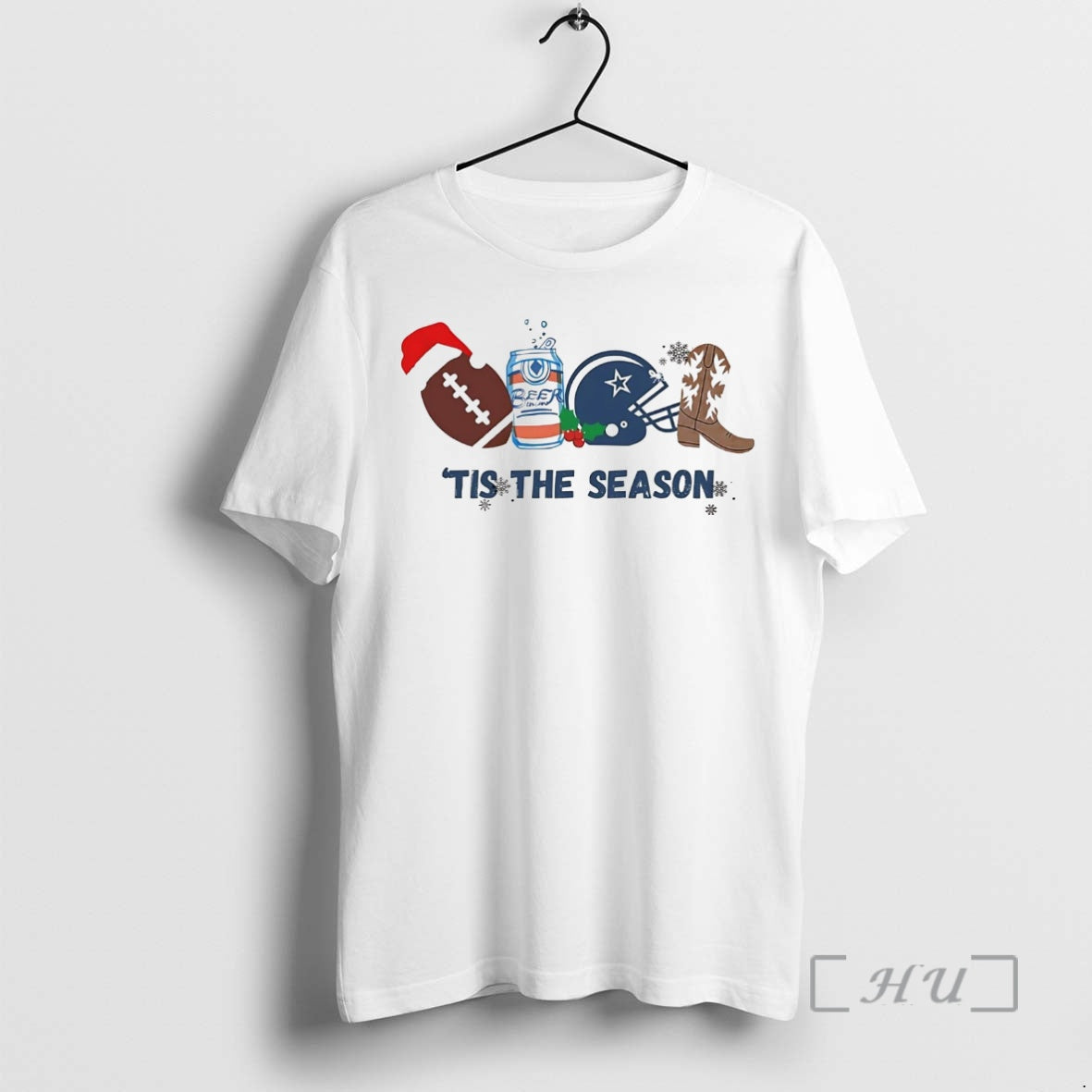 Officials Dallas Cowboys Tis The Season Christmas Premium T Shirt Sweater