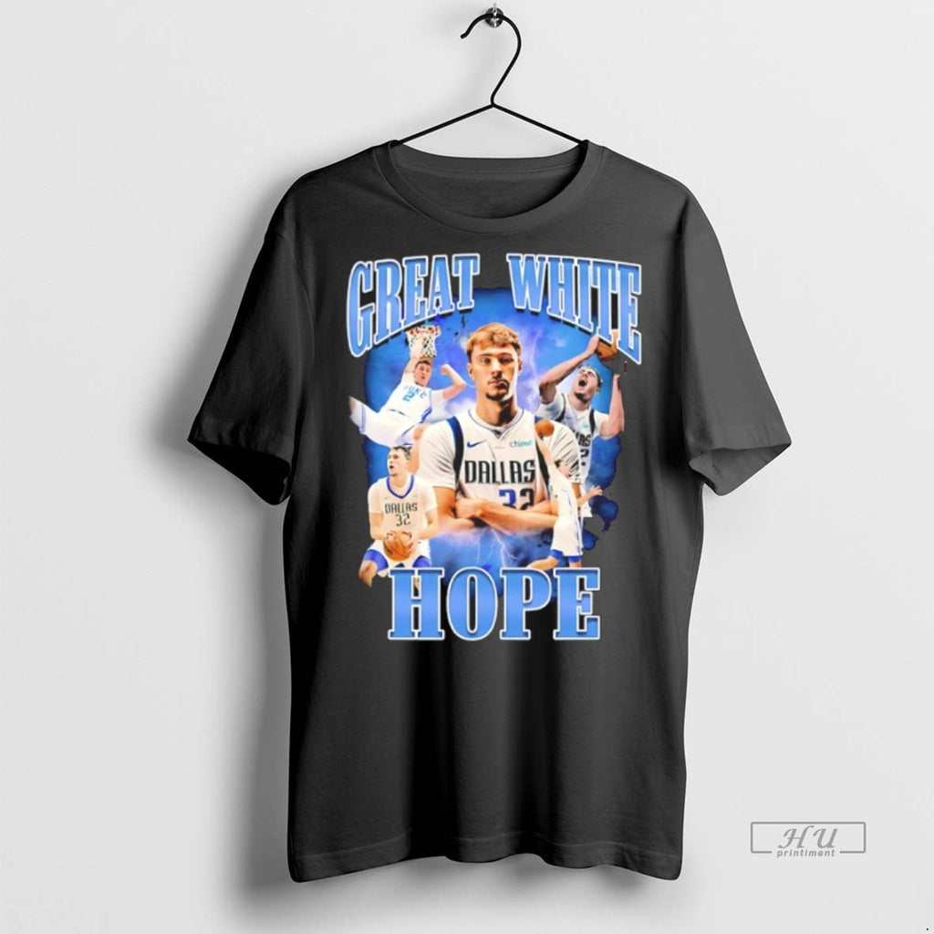 Officials Dallas Mavericks Cooper Flagg Great White Hope Premium Tee Shirt Sweater
