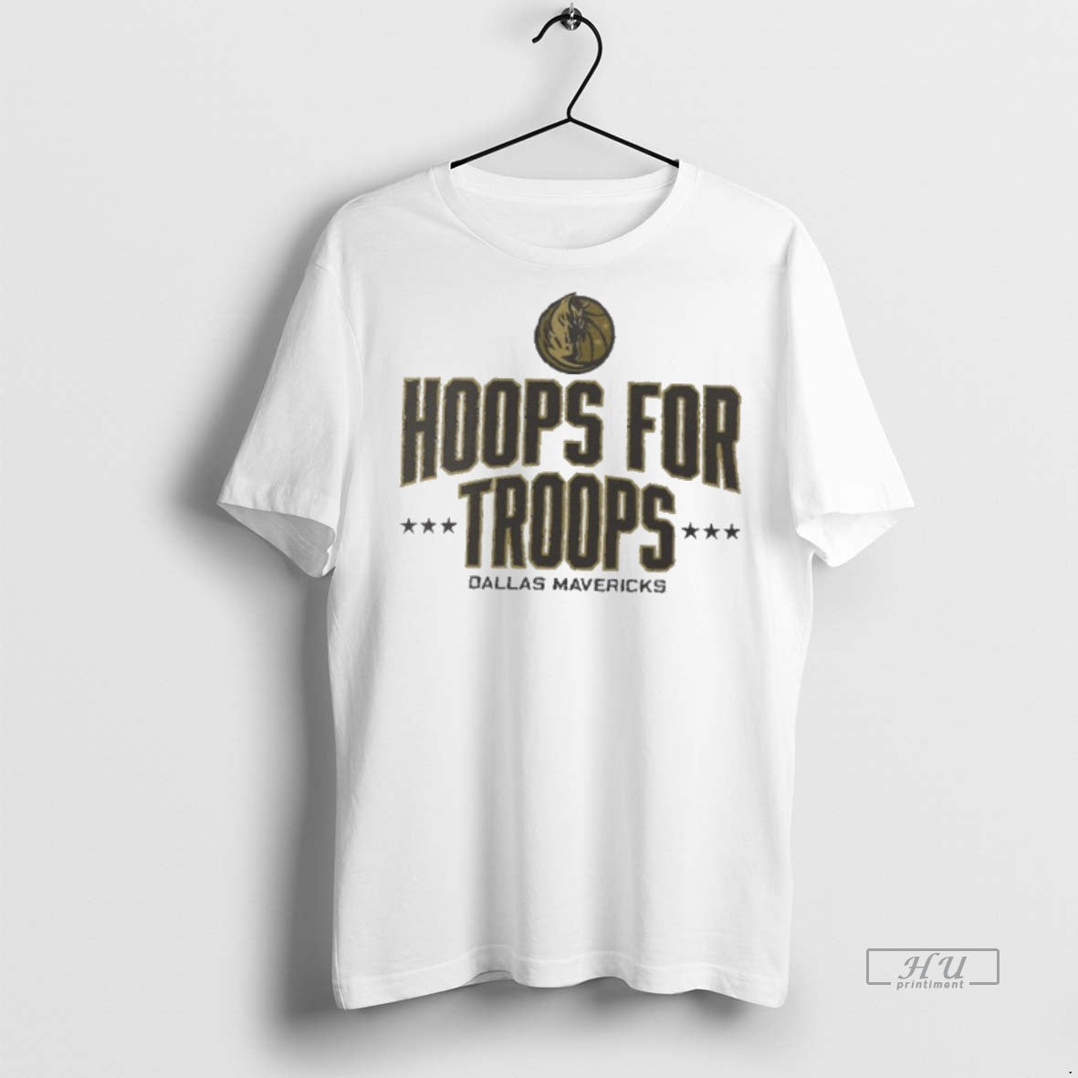 Officials Dallas Mavericks Nba Hoops For Troops Premium Tee Shirt Sweater