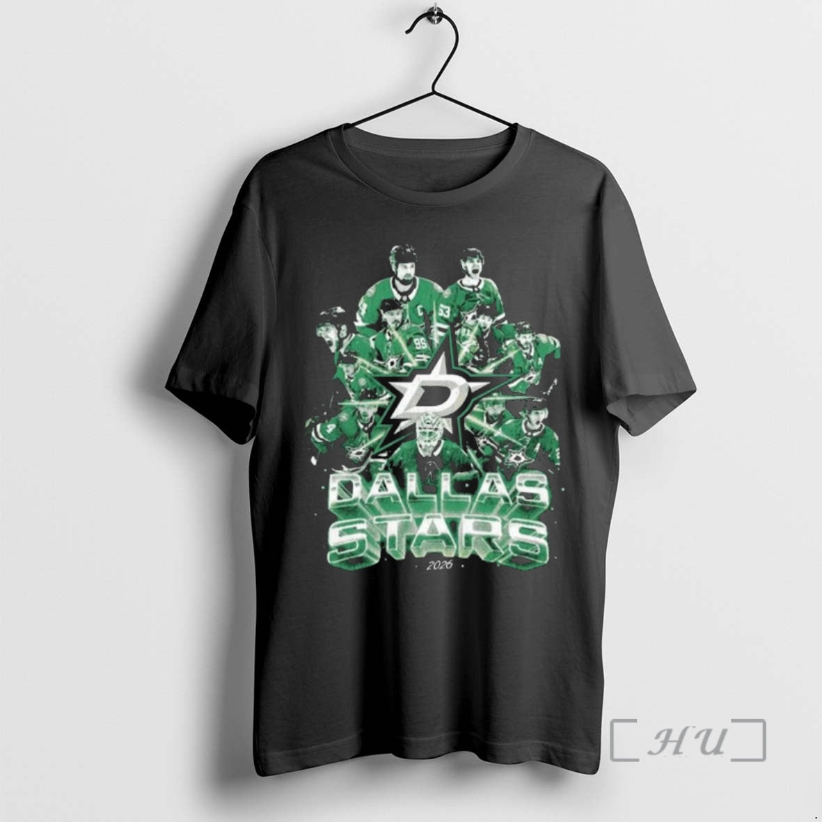 Officials Dallas Stars Hockey 2026 Green Team Premium T Shirt Sweater
