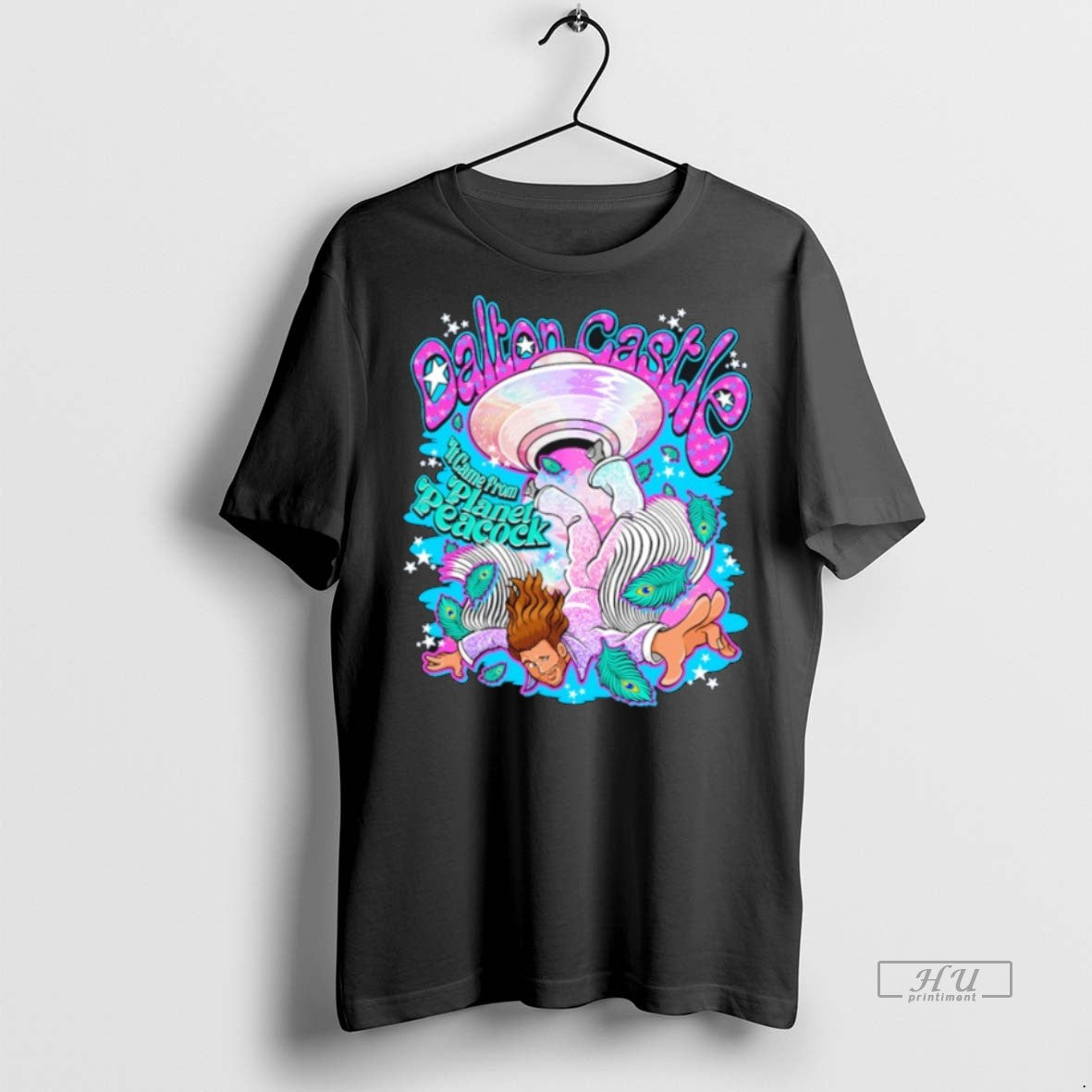 Officials Dalton Castle It Came From Planet Peacock Graphic Tee Shirt Sweater