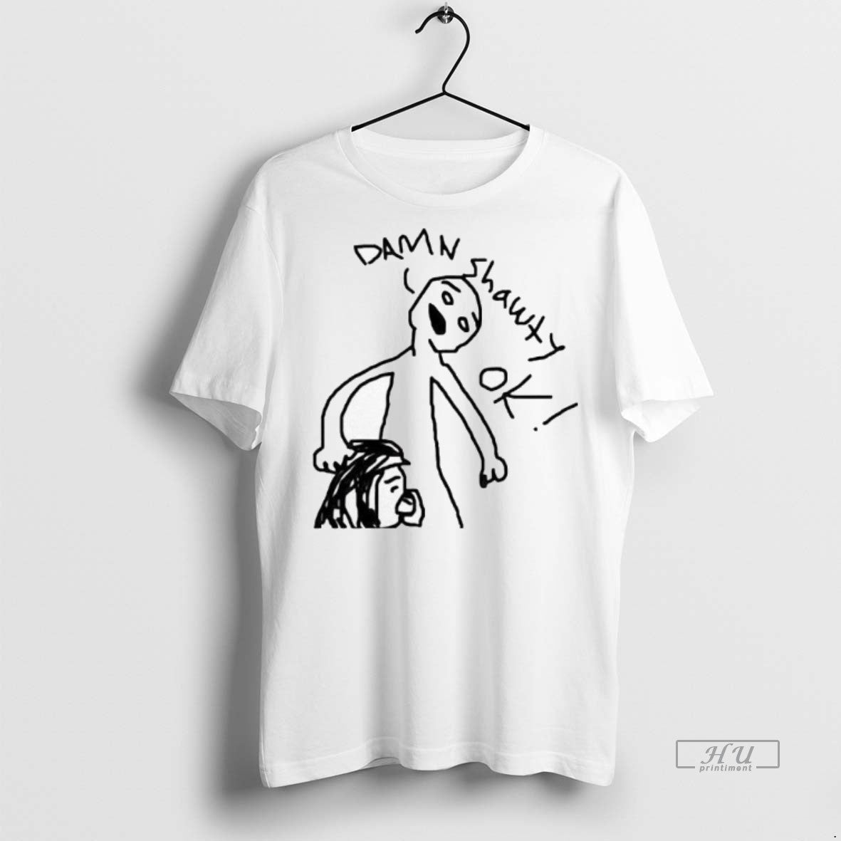 Officials Damn Shawty Ok Human Funny Graphic Premium Tee Shirt Sweater