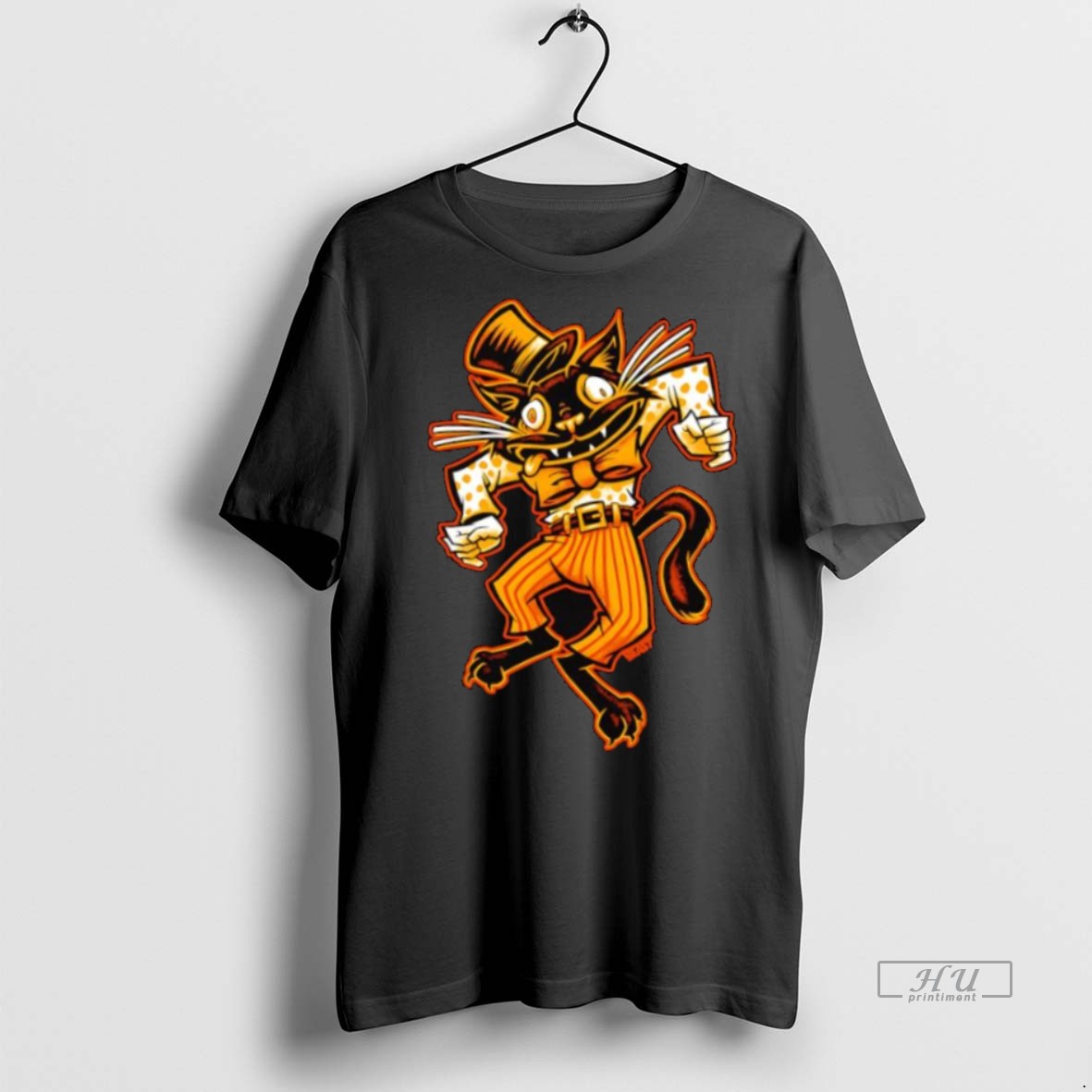 Officials Dancing Cat Creep Beastwreck Halloween Monster Premium Tee Shirt Sweater