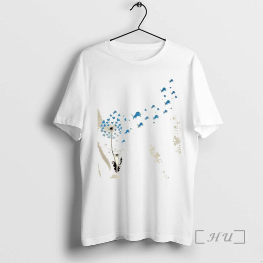 Officials Dandelion Flower Detroit Lions Football Logo