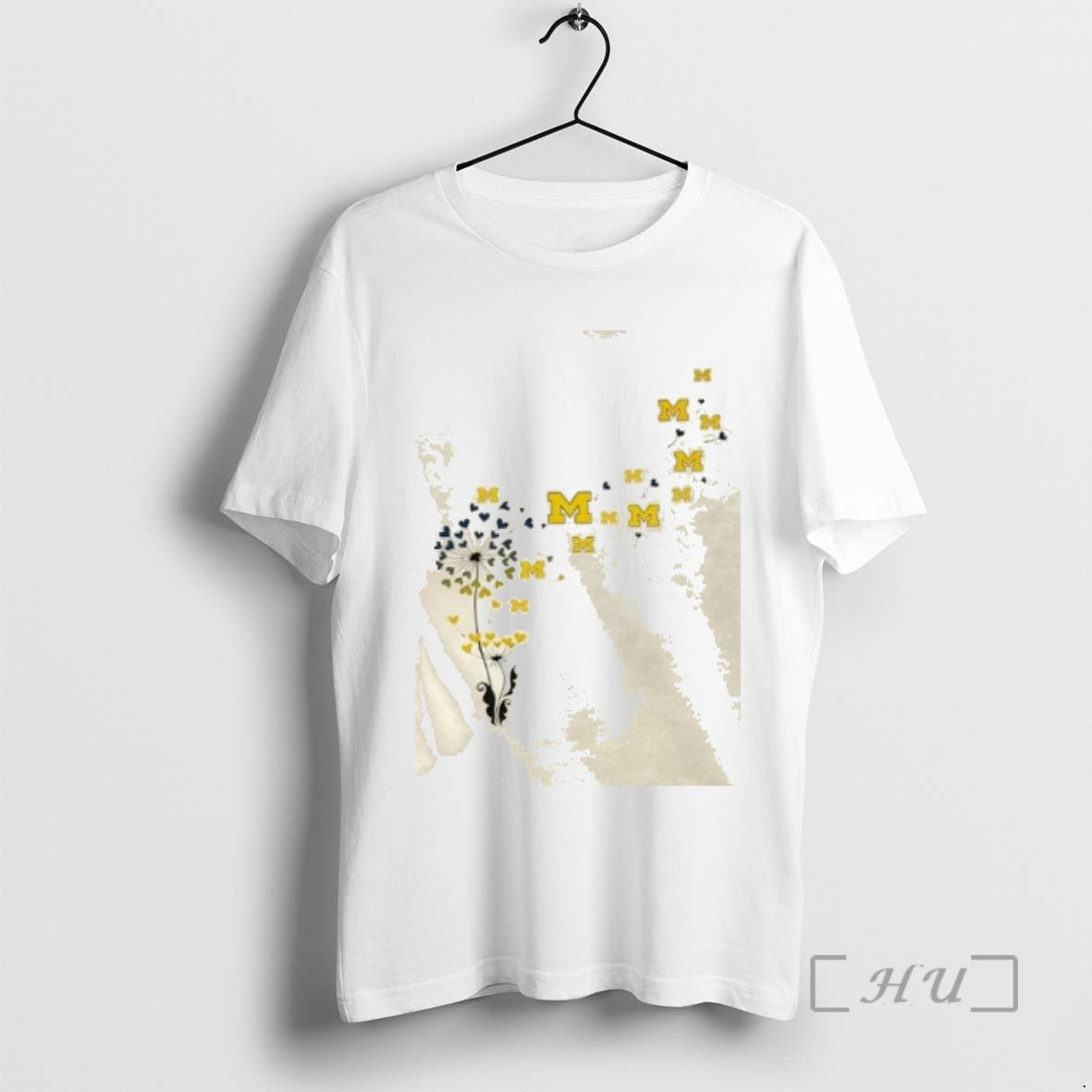 Officials Dandelion Flower Michigan Wolverines Football Logo