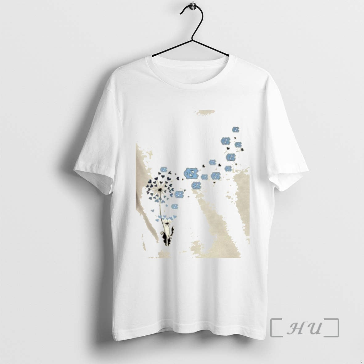 Officials Dandelion Flower Unc Tar Heels Football Logo