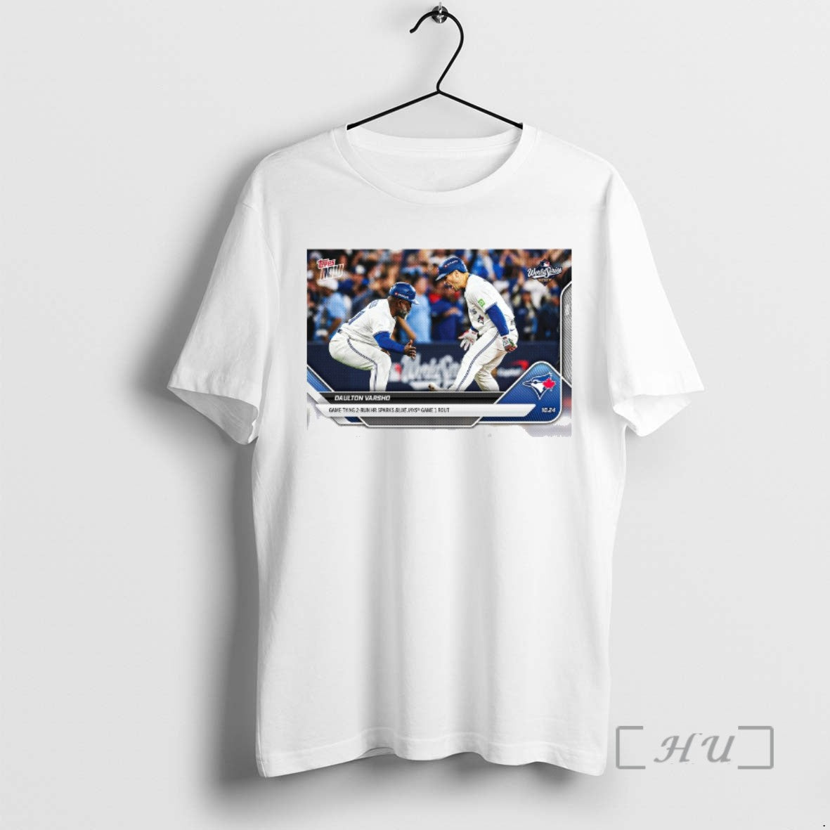 Officials Daulton Varsho Toronto Blue Jays 2025 Mlb Topps Game Tying 2 Run Hr Sparks