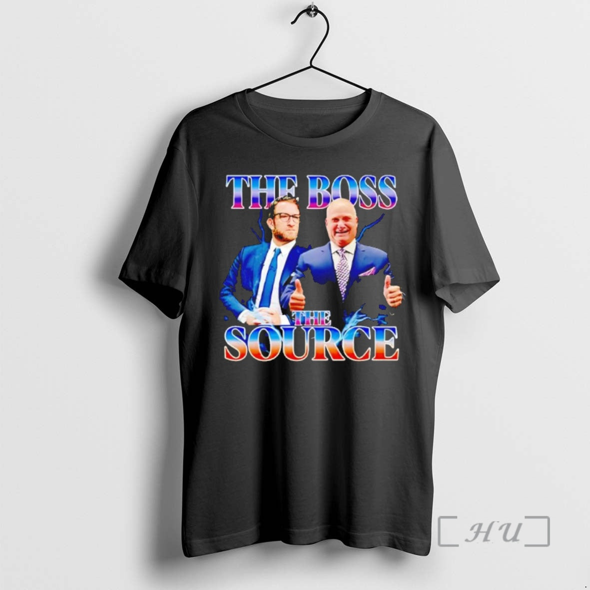 Officials Dave Portnoy And Stu Feiner The Boss The Source Classic Black Premium T Shirts
