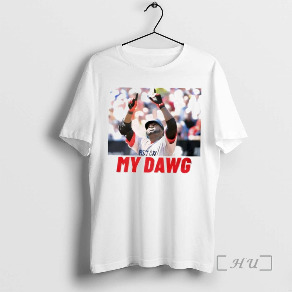 Officials David Ortiz My Dawg Graphic Tee Shirt Sweater