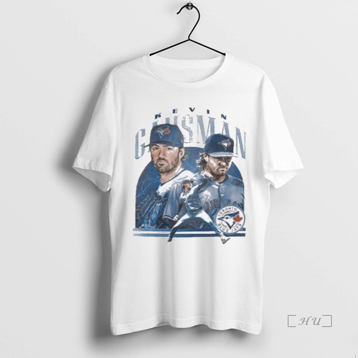 Officials Davis Schneider Supporting Kevin Gausman Toronto Blue Jays Player Premium T Shirt Sweater