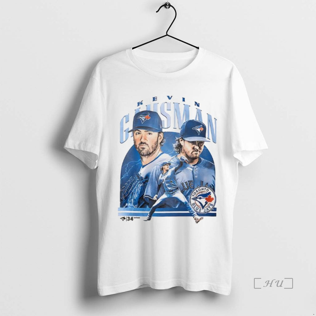 Officials Davis Schneider Wearing Kevin Gausman Toronto Blue Jays Graphic Premium T Shirt Sweater
