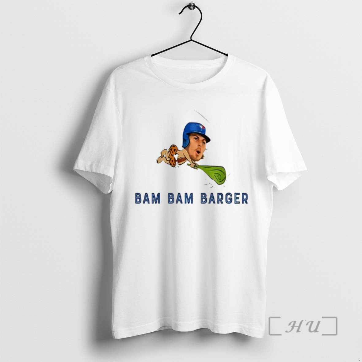 Officials Davis Schneider Wearing A Bam Bam Barger Mlb Tee Shirt Sweater