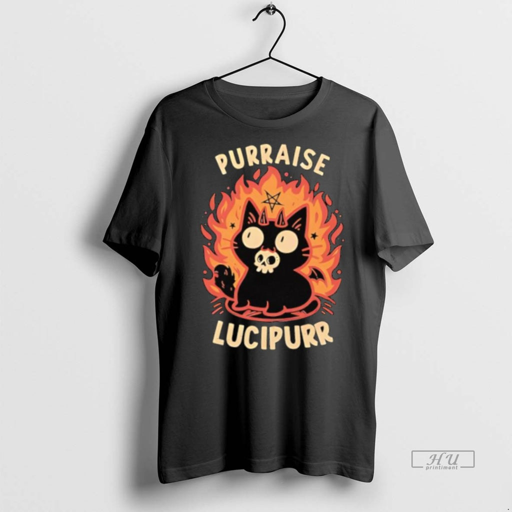 Officials Demon Cat Lucipurr Lucifer Purraise Lucipurr Tee Shirt Sweater