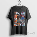 Officials Denver City Sports Team Bo Nix And Nathan Mackinnon Skyline Signatures 2025 Premium