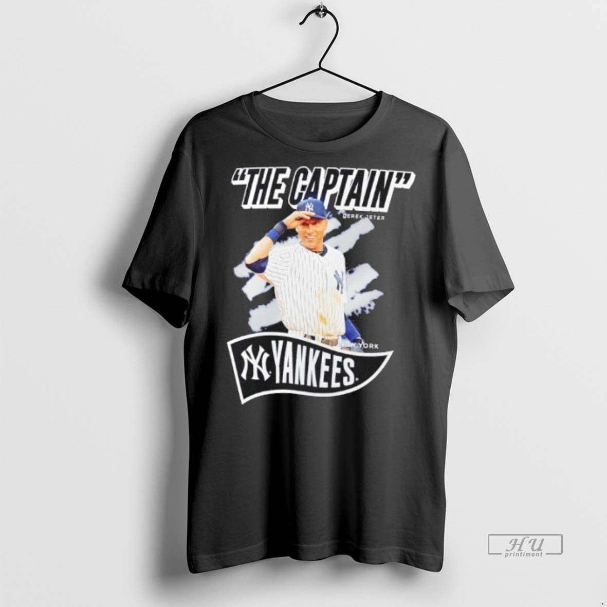 Officials Derek Jeter The Captain New York Yankees Retired Player Nickname Premium Tee Shirt Sweater