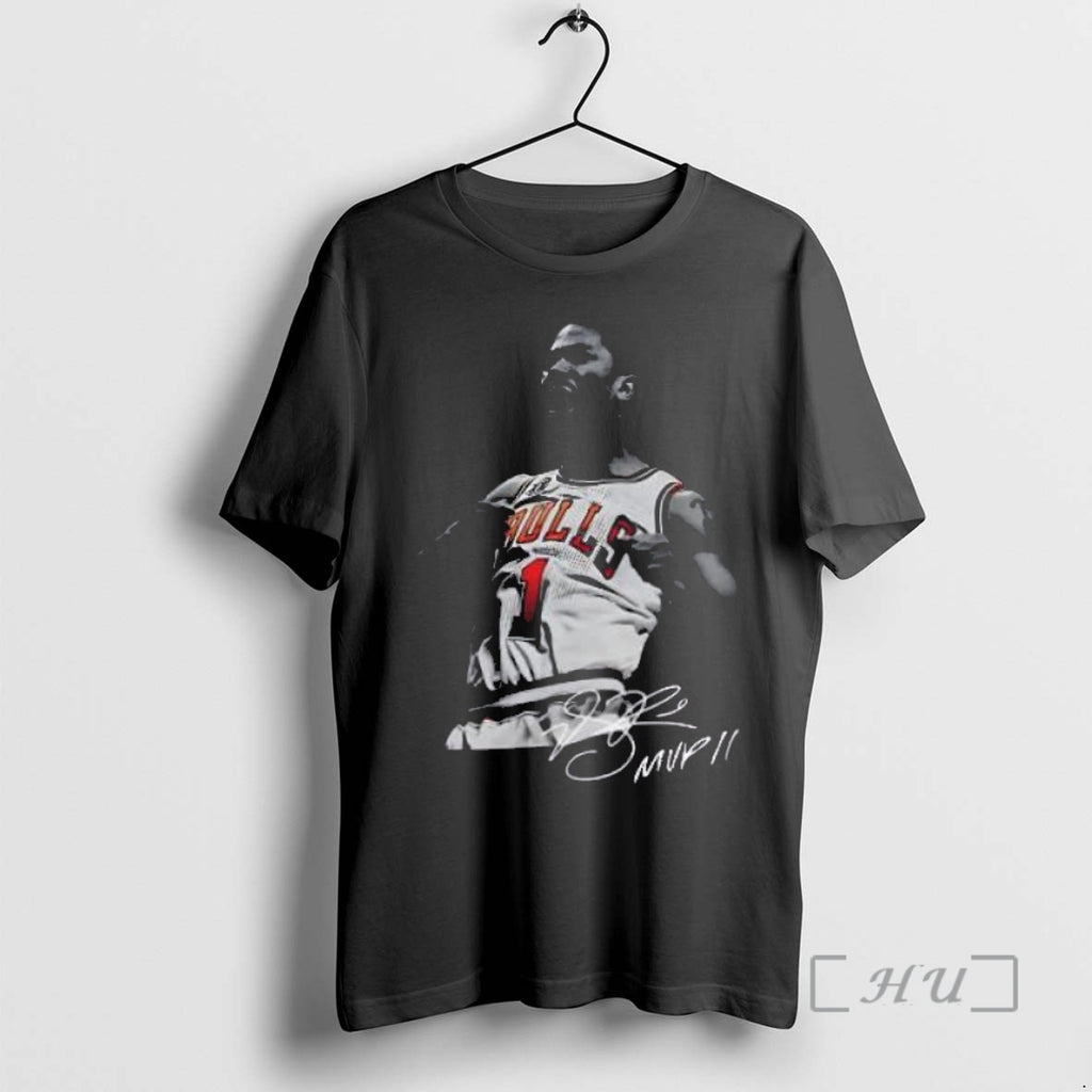 Officials Derrick Rose Mvp Ii Signature Scream Retro T Shirt Sweater