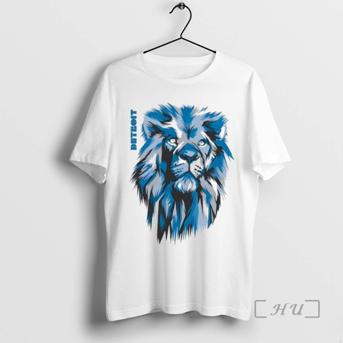 Officials Detroit Football Lion Head Graphic Art