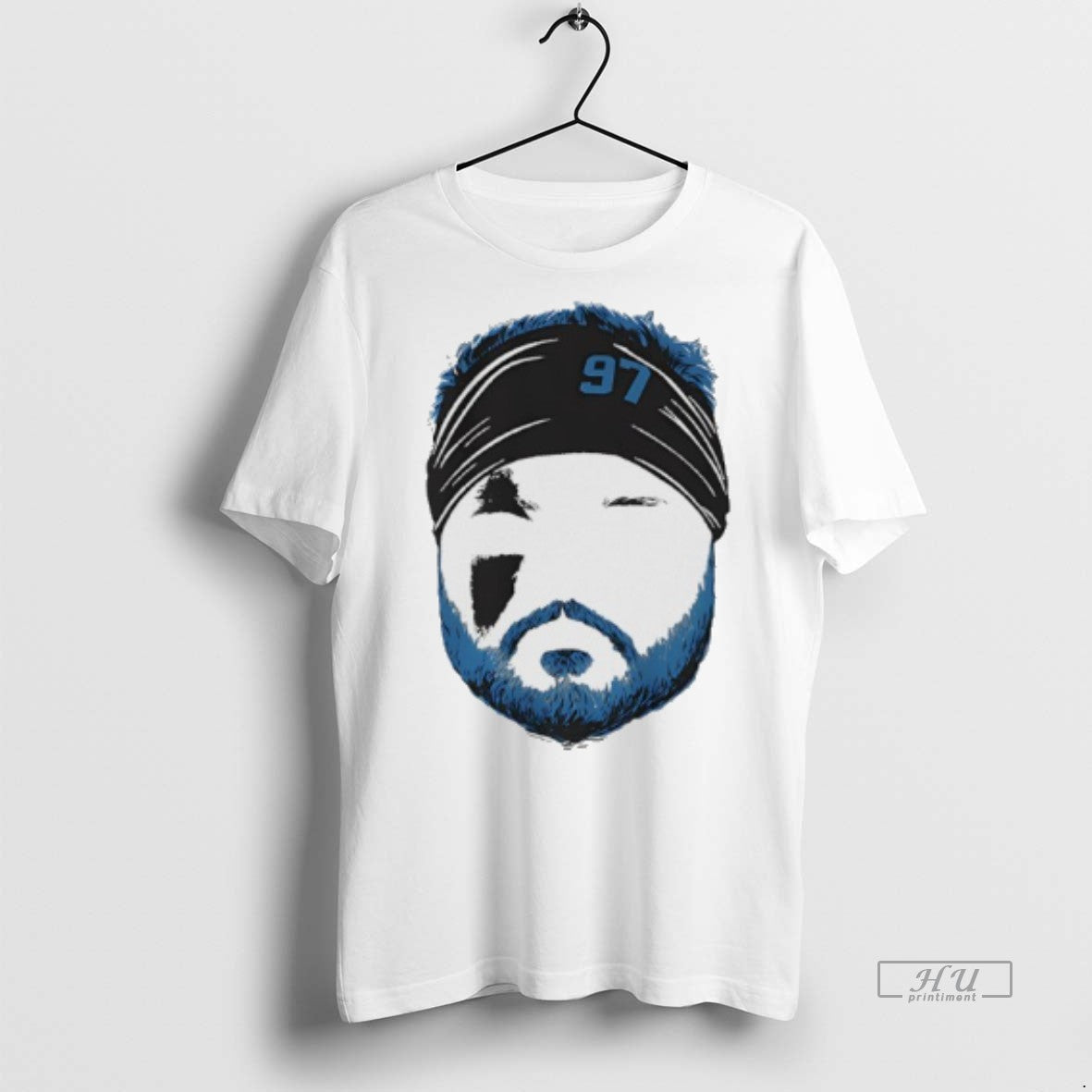 Officials Detroit Lions Aidan Hutchinson Blank Face Premium Tee Shirt Sweater