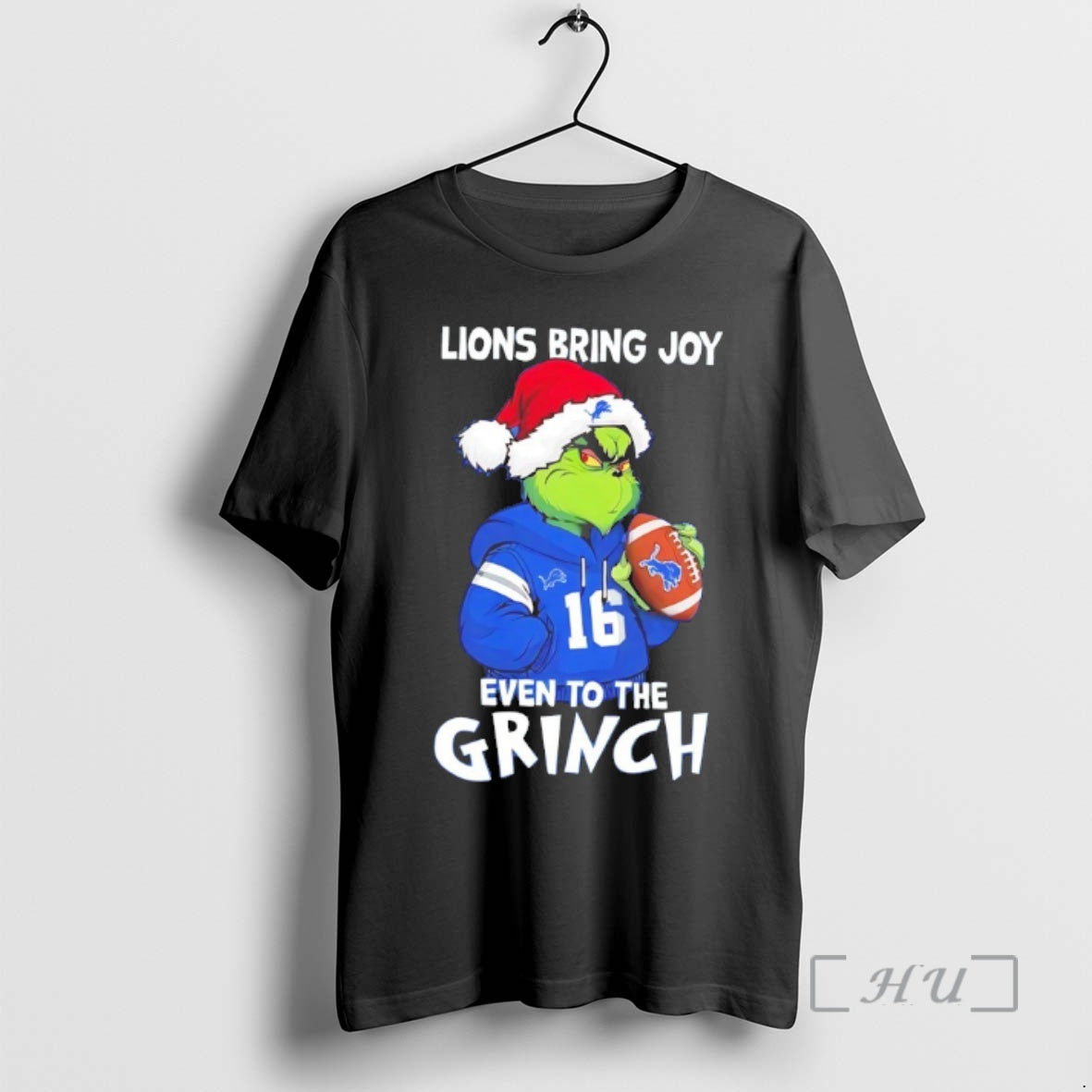 Officials Detroit Lions Bring Joy Even To The Grinch Premium T Shirt Sweater