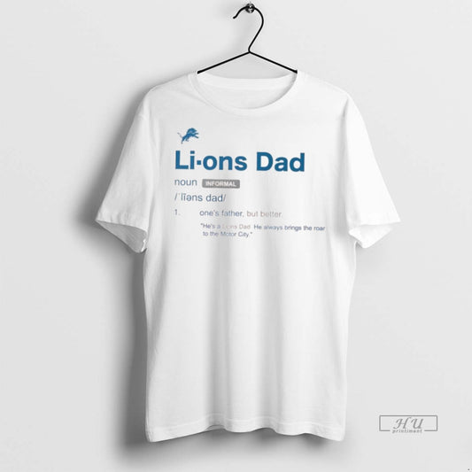 Officials Detroit Lions Dad Definition Graphic Tee Shirt Sweater