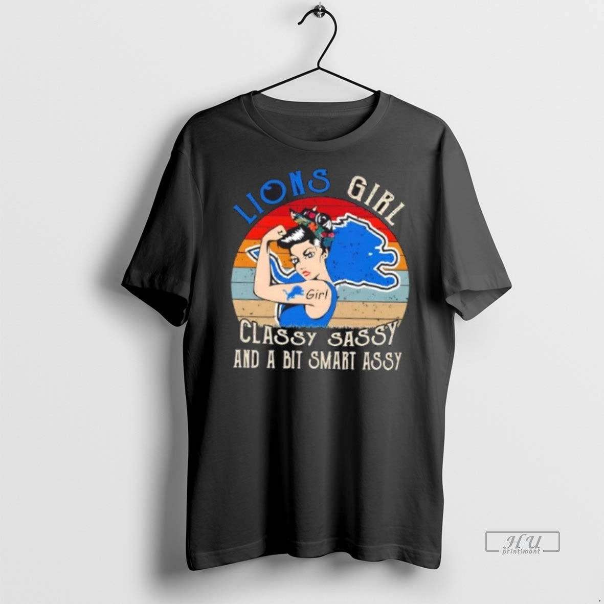 Officials Detroit Lions Girl Classy Sassy And A Bit Smart Assy Premium Tee Shirt Sweater