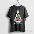 Officials Detroit Lions Nurse Tree Merry Christmas Tee Shirt Sweater