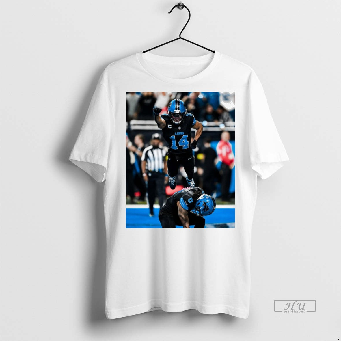 Officials Detroit Lions Spiderman X Superman Jahmyr Gibbs And Amon Ra St Graphic