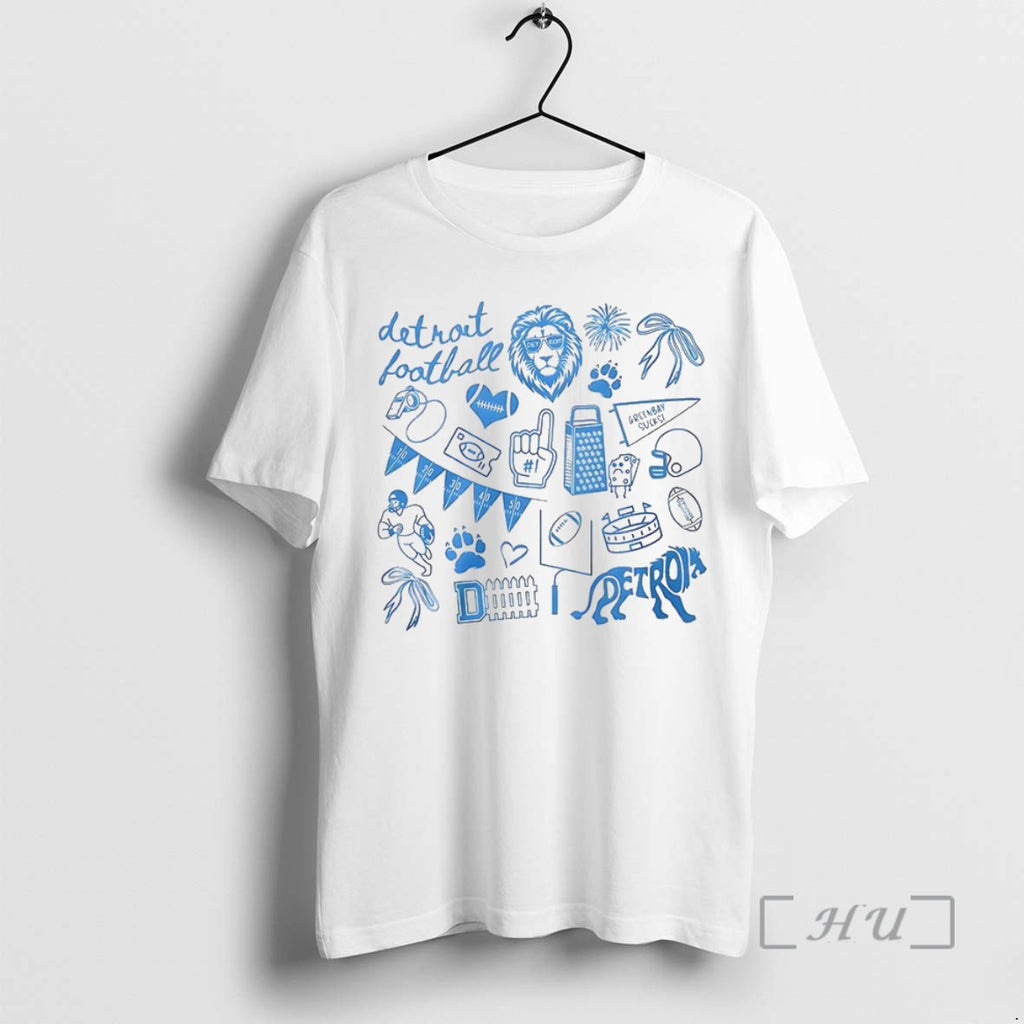 Officials Detroit Lions Football Go Lions Icon T Shirt Sweater