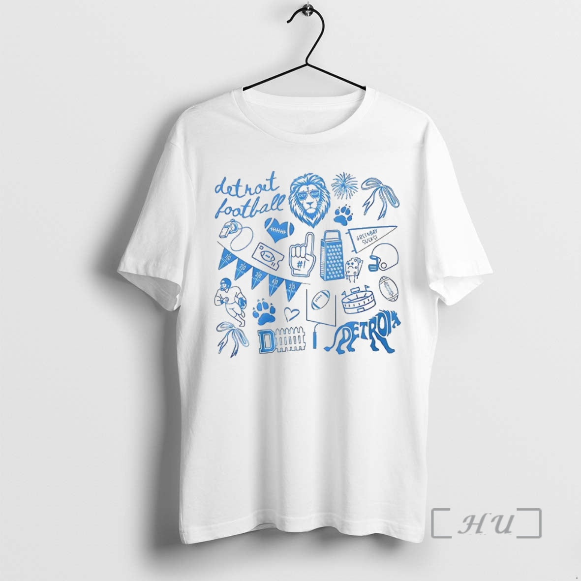Officials Detroit Lions Football Go Lions Icon T Shirt Sweater